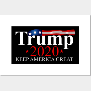 Re Elect Donald Trump 2020 USA Keep America Posters and Art